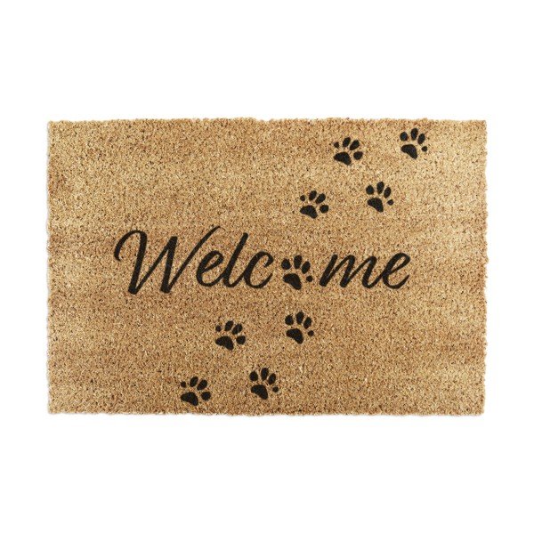 Predpražnik iz kokosovih vlaken 60x90 cm Welcome Paws – Artsy Doormats