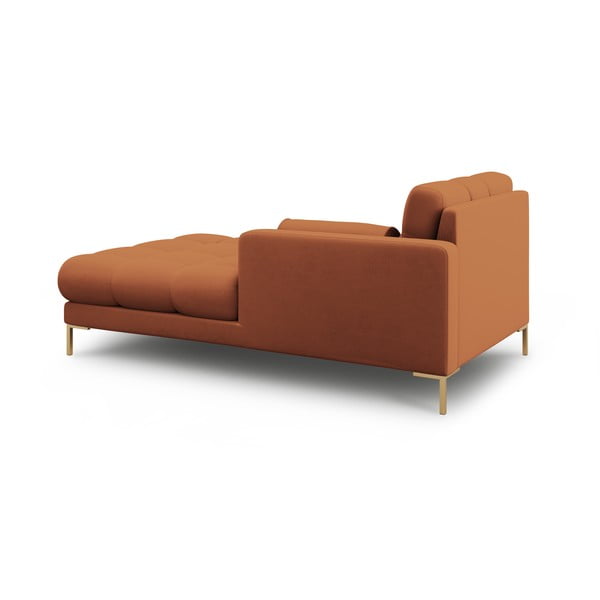 Opečnato oranžen ležalnik (desni kot) Bali – Cosmopolitan Design-image-3