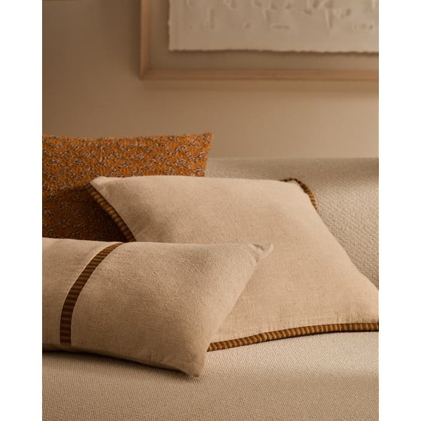 Prevleka za blazino iz mešanice lana 45x45 cm Ardit – Kave Home-image-2