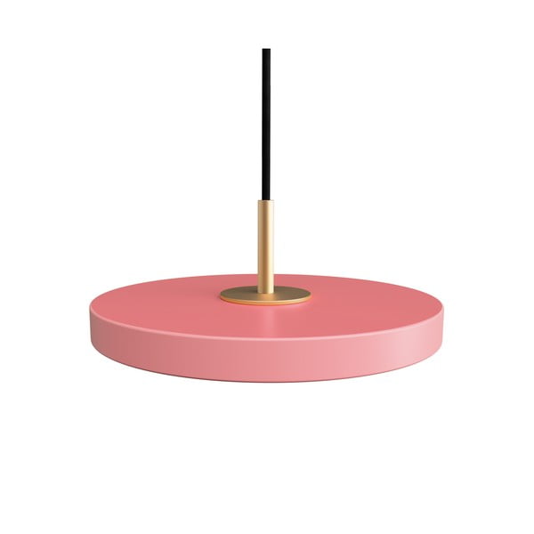 Rožnata LED viseča svetilka s kovinskim senčnikom ø 15 cm Asteria Micro – UMAGE