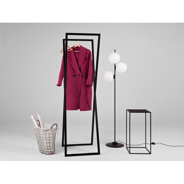 Črno kovinsko stojalo za brisače Rack CustomForm Rosett-image-1