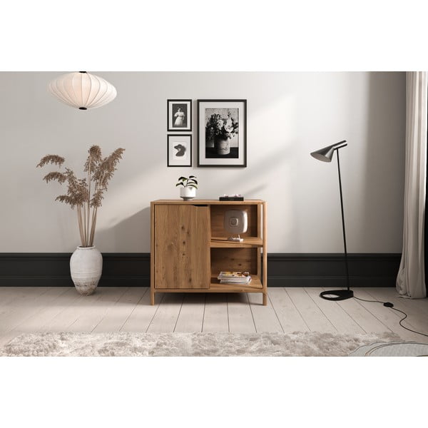 Omarica iz masivnega hrasta 95x80 cm Twig – The Beds-image-1