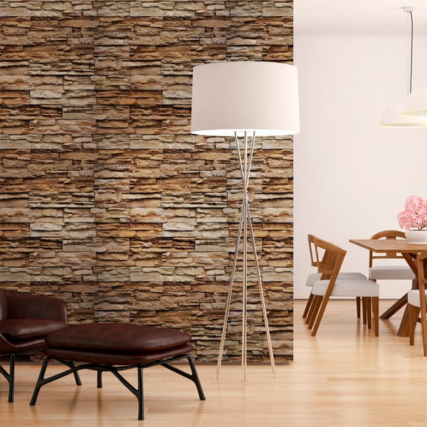 Stenska nalepka Ambiance Wall Brick Cladding, 40 x 40 cm