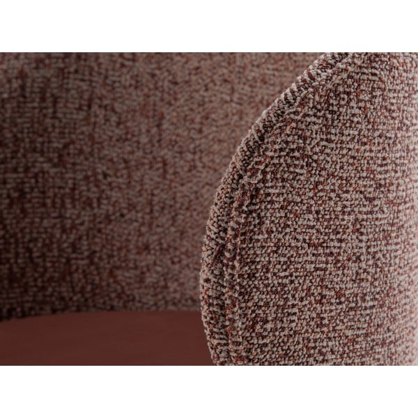 Rožnat žameten fotelj Inez – Micadoni -image-1