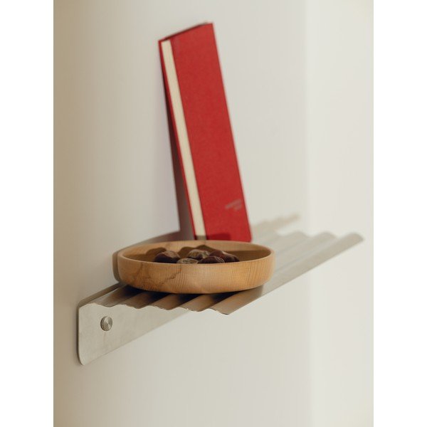 Kovinska polica v srebrni barvi 50 cm Olbi – noo.ma-image-3