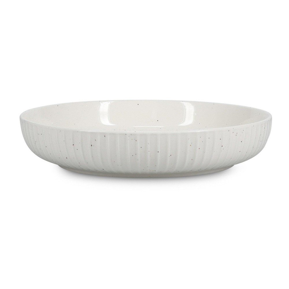Bel jušni krožnik ø 22 cm Ora Gloss