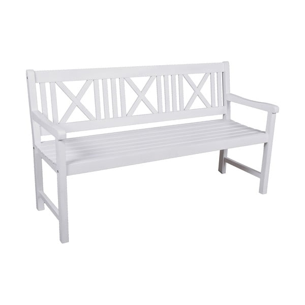 Bela vrtna klop iz masivnega lesa Malmö – Garden Pleasure