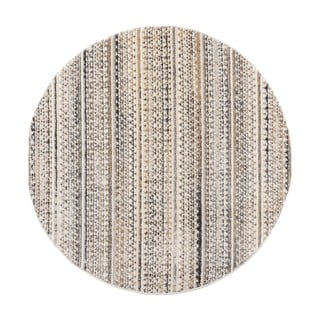 Bež okrogla preproga 140x140 cm Camino – Flair Rugs