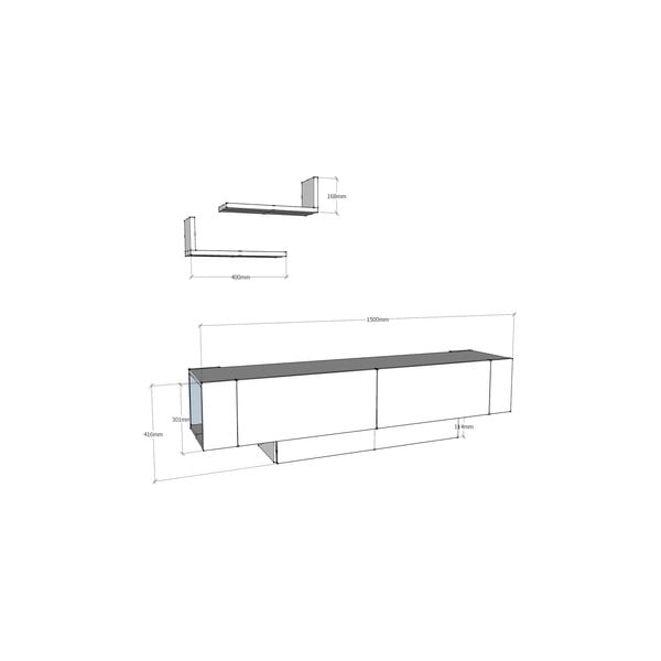 Bel TV komplet 150x42 cm Matera – Zena Home-image-3