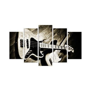 Večdelna slika Guitar,, 110 x 60 cm