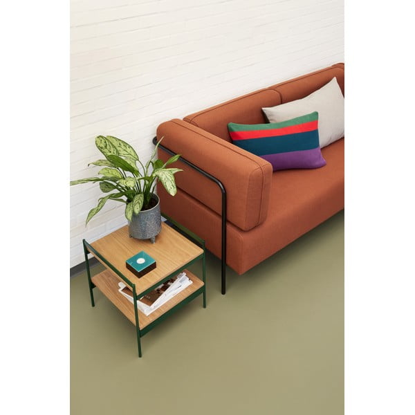 Stranska mizica z mizno ploščo v hrastovem dekorju 43x43 cm Jaunty – Hübsch-image-1