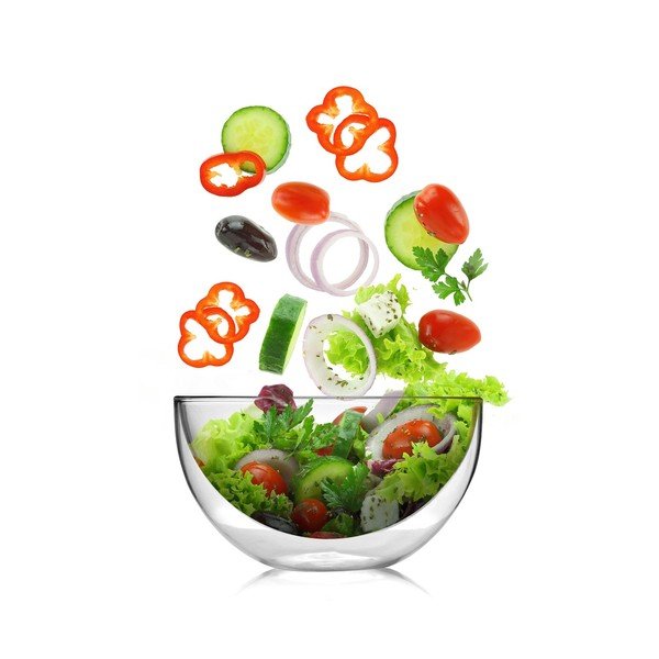 Steklena servirna skleda Vialli Design Double, 500 ml-image-3