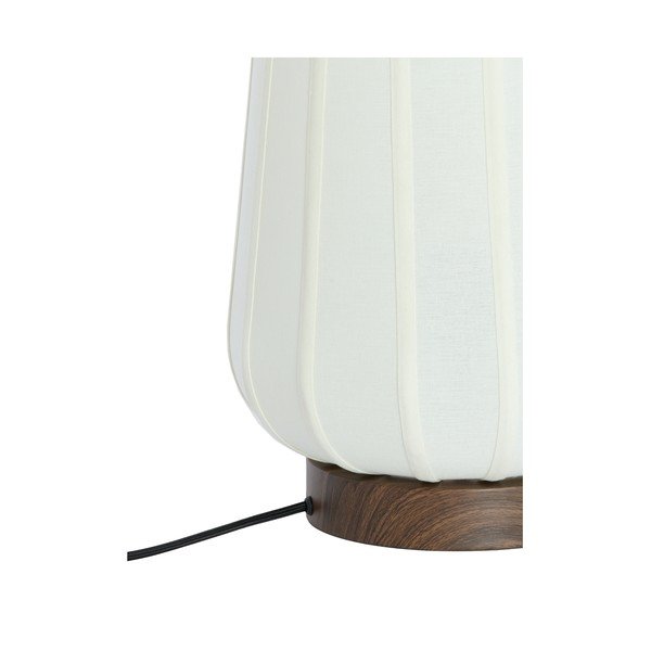 Bela kovinska namizna svetilka s tekstilnim senčilom (višina 29 cm) Bibia – Light & Living-image-4