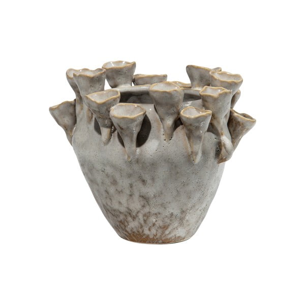 Keramična vaza z motivom koralnega grebena BePureHome Coral, višina 14 cm