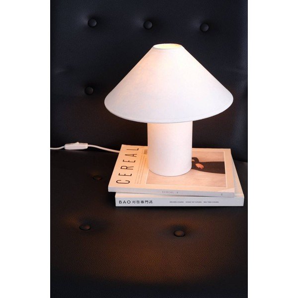 Bela papirnata namizna svetilka (višina 30 cm) Lilli – Jotex-image-1