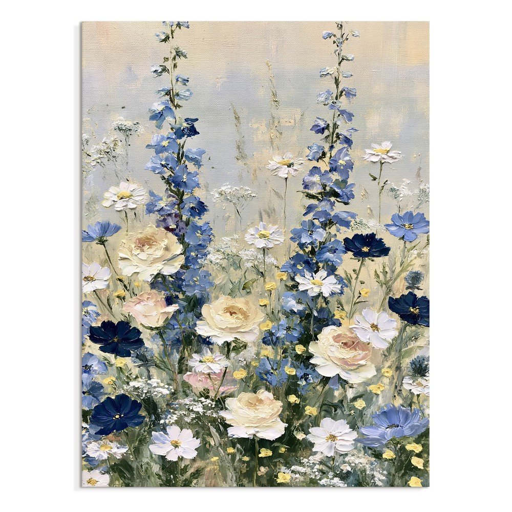 Tiskana slika na platnu 60x80 cm Blue Meadow