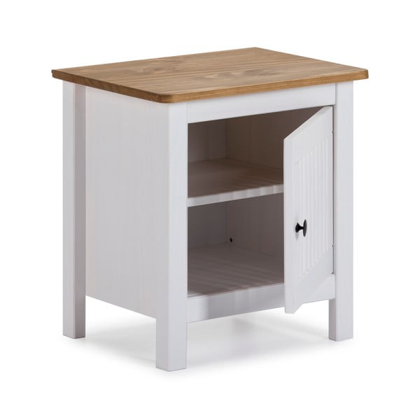 Bela lesena nočna omarica Marckeric Bruna-image-4