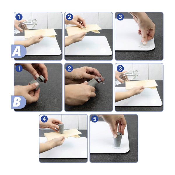 Komplet 2 steklenih pokrovov za štedilnik v belo-zlati barvi Wenko Marble, 52 x 30 cm-image-4