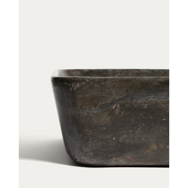 Siv kamnit umivalnik 55x35 cm Darnen – Kave Home-image-3