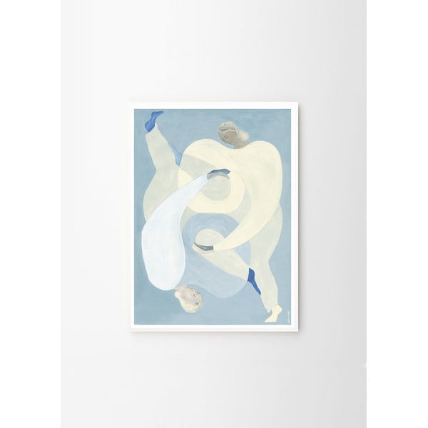 Plakat 50x70 cm Hold You - Blue – Sofia Lind – The Poster Club-image-2
