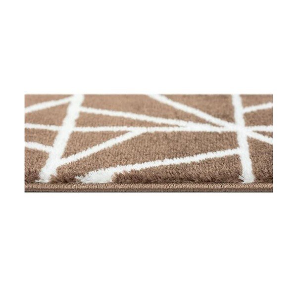 Rjavi komplet preprog za stopnice 13 ks 22x73 cm Striped – Mila Home-image-1