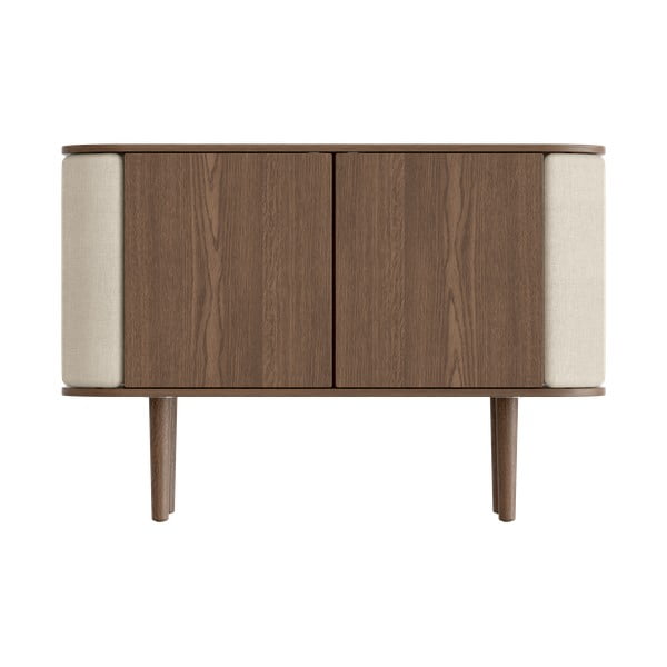 Rjava/bež nizka komoda v hrastovem dekorju 109x75 cm Treasures – UMAGE-image-3