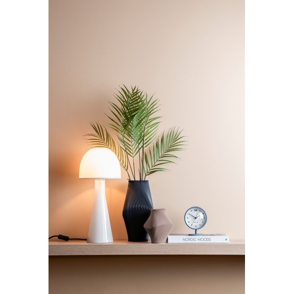 Bela namizna svetilka s steklenim senčilom (višina 45 cm) Bombin – Leitmotiv-image-1