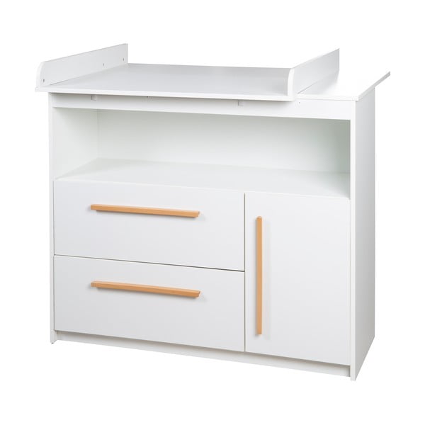 Bela nizka otroška komoda 107x98 cm Lilo – Roba-image-1
