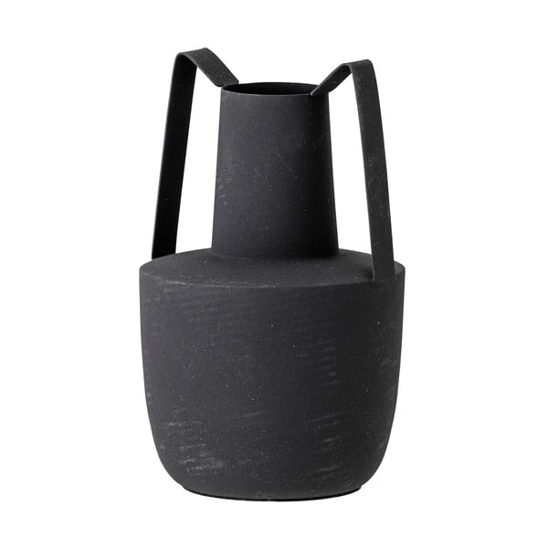 Črna kovinska vaza Bloomingville Itamar, višina 20,5 cm-image-2