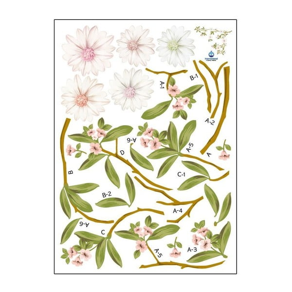 Set nalepk Ambiance Flowering Magnolia-image-1