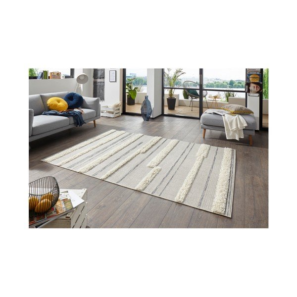 Siva preproga Mint Rugs Handira Stripes, 77 x 150 cm-image-3