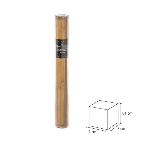 Siva bambusova preproga 60x90 cm – Casa Selección-image-4