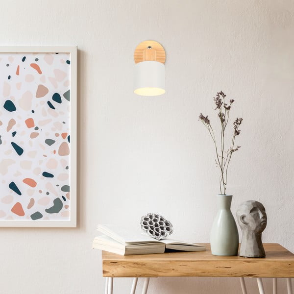 Točkovno svetilo v črni in naravni barvi ø 9 cmShanti – Trio-image-3