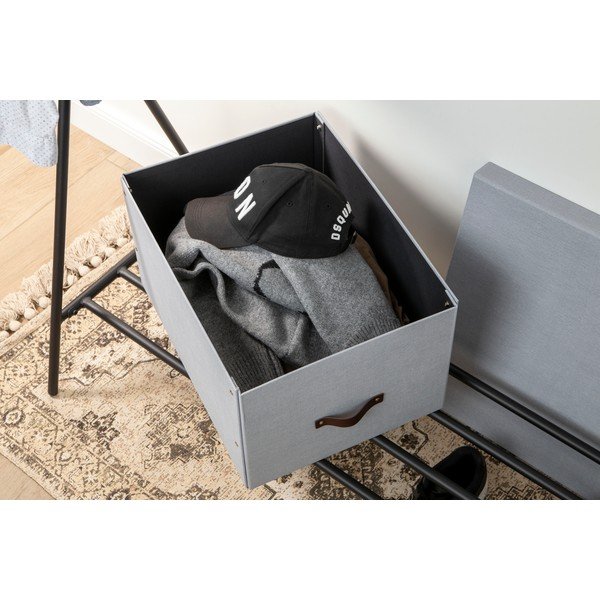 Kartonasta škatla za shranjevanje s pokrovom Tora – Bigso Box of Sweden-image-1