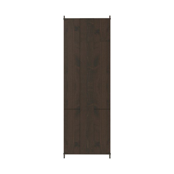 Temno rjava vitrina iz masivnega bora 74x223x37 cm Anita – Støraa-image-4