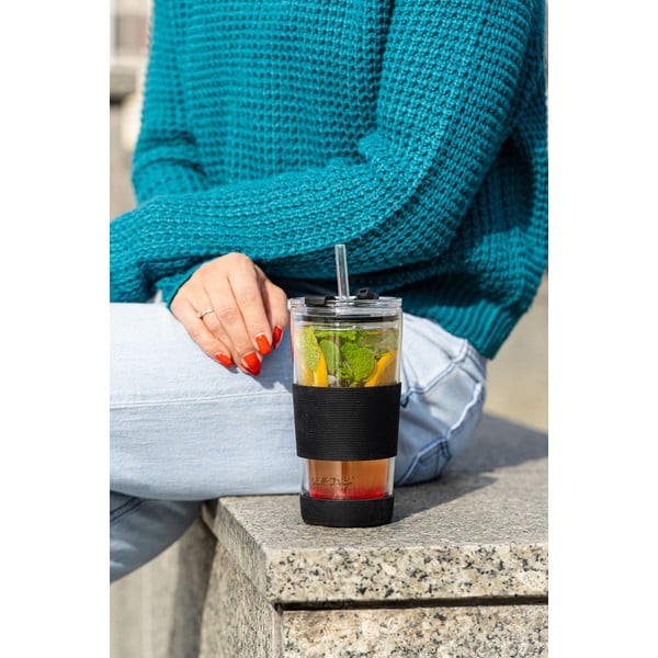 Črn termo lonček 600 ml Fuori – Vialli Design-image-2