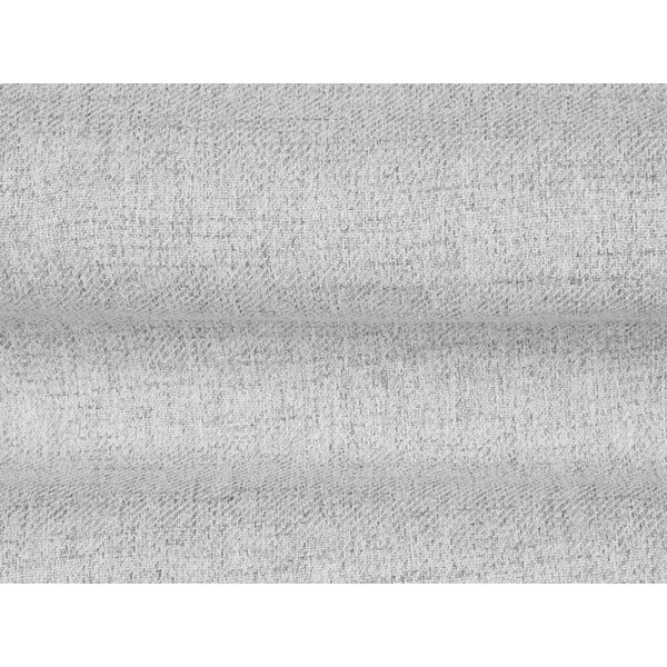 Svetlo siva oblazinjena zakonska postelja s prostorom za shranjevanje z letvenim dnom 200x200 cm Mamaia – Micadoni Home-image-1