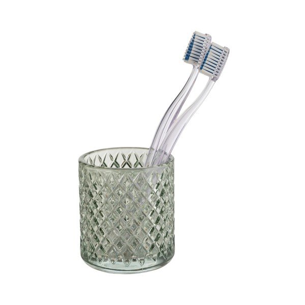 Mentolno zelen steklen lonček za zobne ščetke Atessa – Wenko-image-2