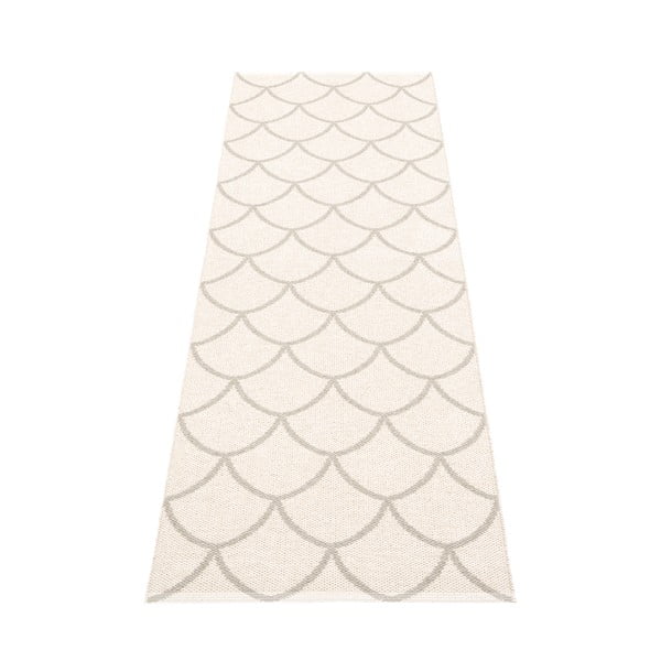 Kremno bel zunanji in notranji tekač 70x225 cm Kotte Linen – Pappelina-image-2