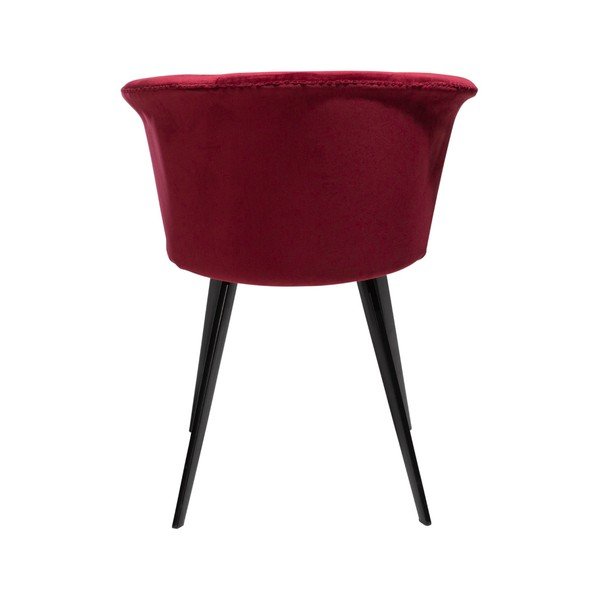 Vinsko rdeč fotelj DAN-FORM Denmark Merge Velvet-image-4