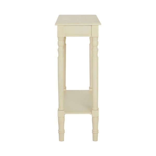 Slonokoščena stranska mizica iz masivnega bora 30x80 cm Heritage – Premier Housewares-image-4