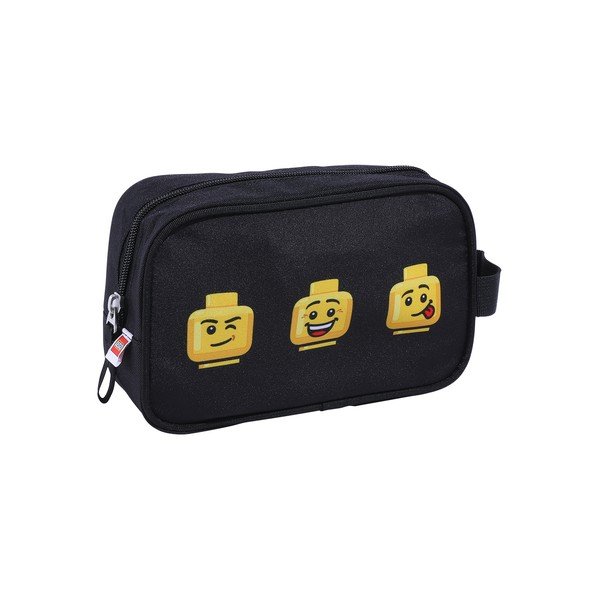 Črna toaletna torbica LEGO®Faces