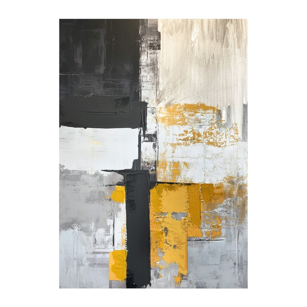 Slika z ročno naslikanimi elementi 70x100 cm Jade