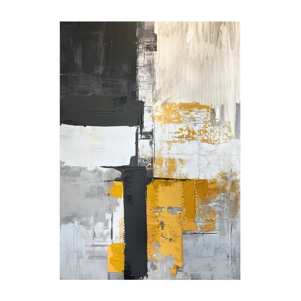 Slika z ročno naslikanimi elementi 70x100 cm Jade – Styler