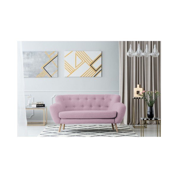 Roza dvosedežna zofa Kooko Home Pop-image-1