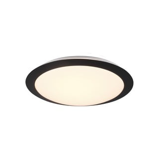 Mat črna stropna svetilka LED ø 29 cm Umberto - Trio