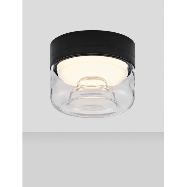 Mat črna aluminijasta LED stropna svetilka Doris – Nova Luce-image-3