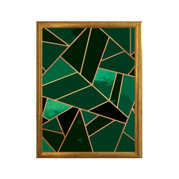 Plakat v okvirju Piacenza Art Forrest Mozaik, 30 x 20 cm