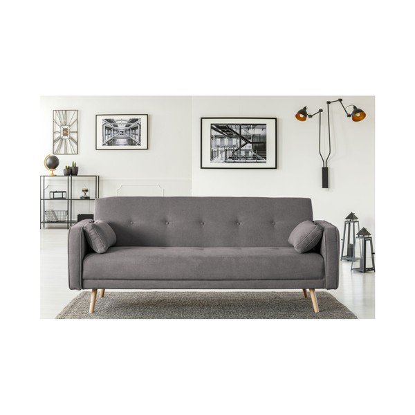 Temno siv raztegljiv kavč Cosmopolitan Design Stuttgart, 212 cm-image-4