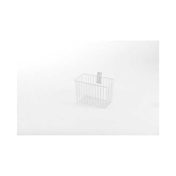 Bela viseča škatla za shranjevanje Compactor Merho, 25 x 16,2 x 19,6 cm-image-1